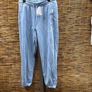 Plus Size Adidas 3-Stripe Fleece Joggers, Women's, Size: 1XL, Light Blue